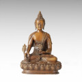 Buddha-Statue Bhaisajyaguru Bronze-Skulptur Tpfx-B44